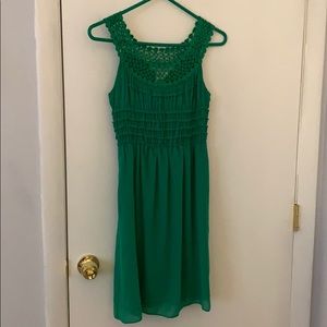 Green summer dress
